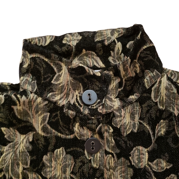 Vintage HabitaT clothes to live in Tapestry Woven Jacquard Coat/Long Blazer - Picture 8 of 16